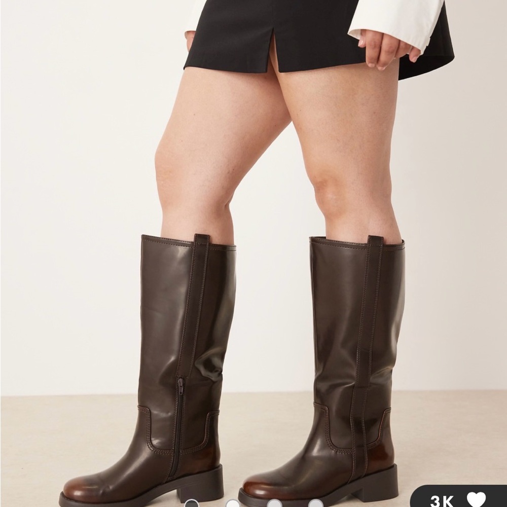 ASOS Brown Heeled Boots